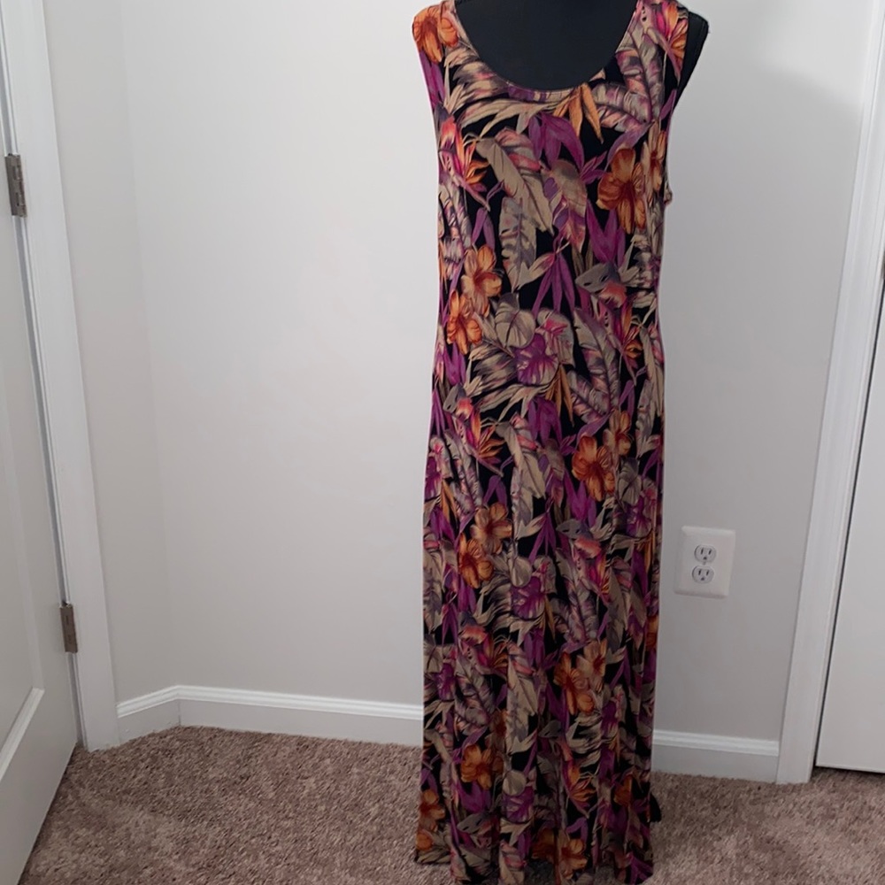 Vintage Long Multi-Colored Maxi Dress